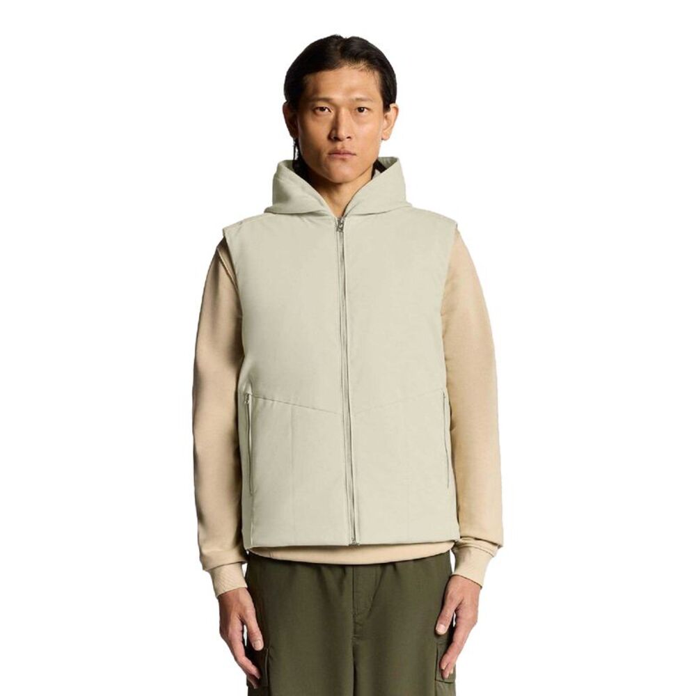 Lyle & Scott Mens Quilted Shell Vest / Brown